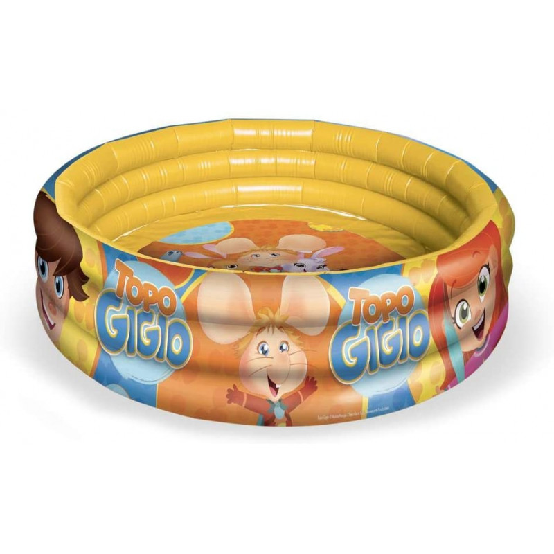 Grandi Giochi - Piscina Topo Gigio 3 Anelli 90 cm