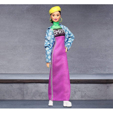 GHT95 - Barbie BMR1959 Bambola Snodata con Abito Fluorescente