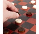 Set Scacchi e Dama in Valigetta di Legno