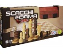 Set Scacchi e Dama in Valigetta di Legno
