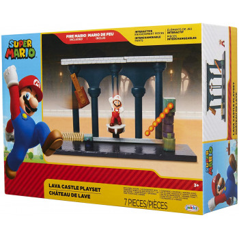 Super Mario playset Castello di Lava