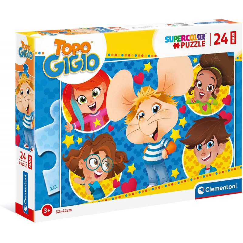 24214 - Puzzle Topo Gigio Supercolor 24 pezzi