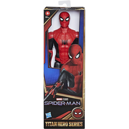 Spider-Man con Tuta Nera e Rossa 30 cm