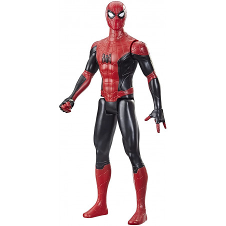 Spider-Man con Tuta Nera e Rossa 30 cm