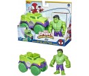 Marvel Spidey and His Amazing Friends - Hulk e veicolo Smash Truck