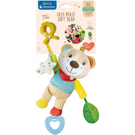 17708 - Peasy Soft Bear - Orsetto Sonaglino