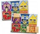 Melissa & Doug - Tavola in legno con serrature e catenacci