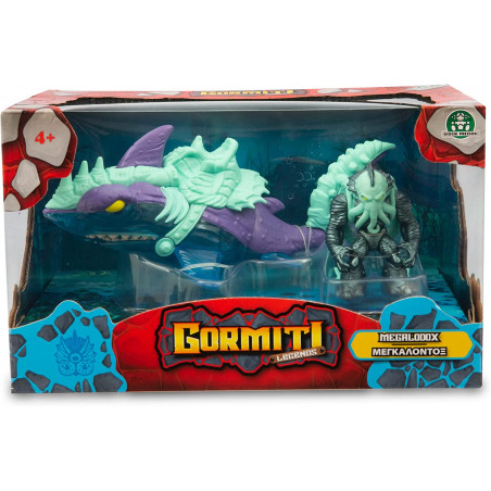 GRL02100 - Gormiti Legends Elemental Beasts - Megalodox del mare e Poivrons