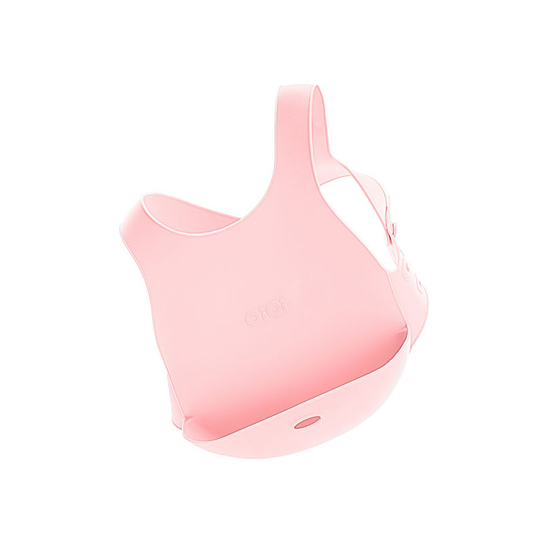 Bavetta in silicone Rosa Flexi Bib Minikoioi