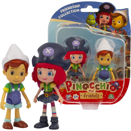 Pinocchio - Blister Personaggi Pinocchio e Freeda