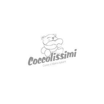 Lenzuolino Bianco/Grigio coniglietto Coccolissimi