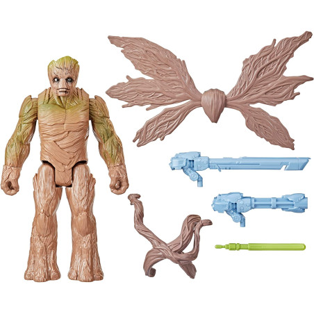 Hasbro Titan Hero Series, Action Figure Deluxe Blast 'N Battle di Groot da 29 cm