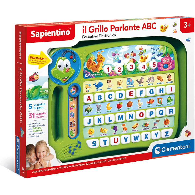 Clementoni - Sapientino Alfabetiere Grillo Abc 13264