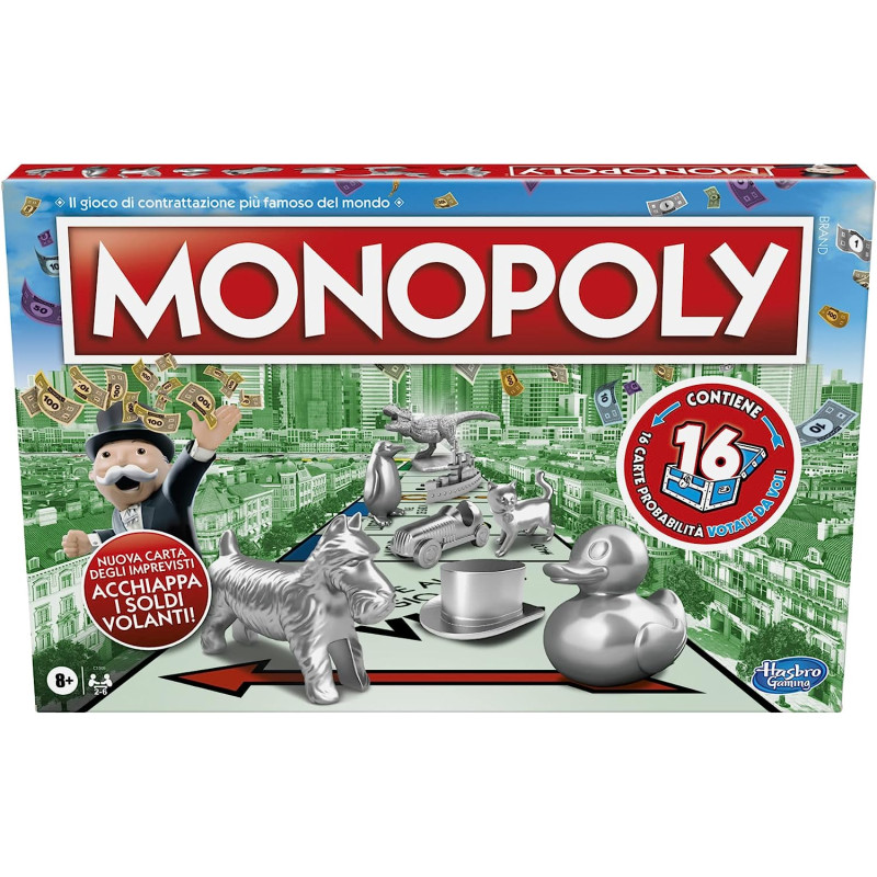 Hasbro - Gioco da Tavolo Monopoly Classico