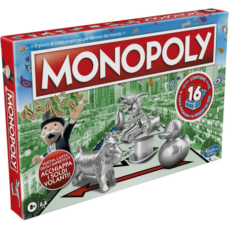 Hasbro - Gioco da Tavolo Monopoly Classico
