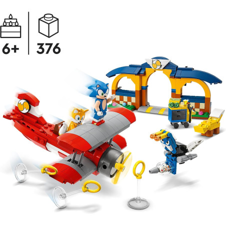 76991 - Lego Sonic - Sonic the Hedgehog Laboratorio di Tails e Aereo Tornado