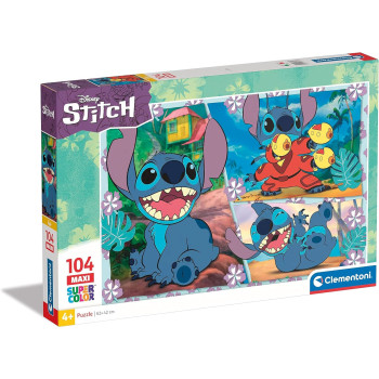 23776 - Disney Stitch Supercolor Stitch 104 Maxi Pezzi