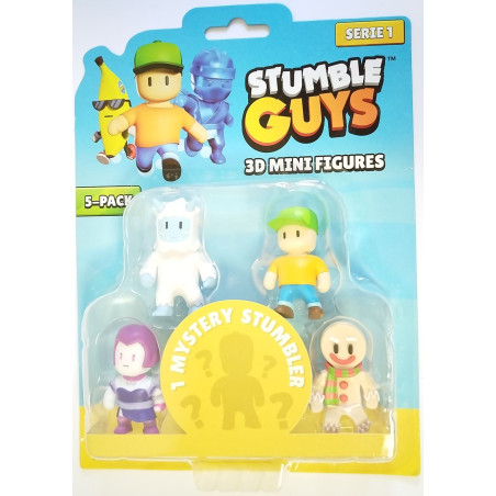 STUMBLE GUYS - 5 pack - 3d mini figures