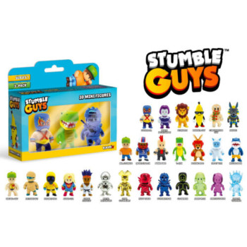 STUMBLE GUYS - 3 pack - 3d mini figures