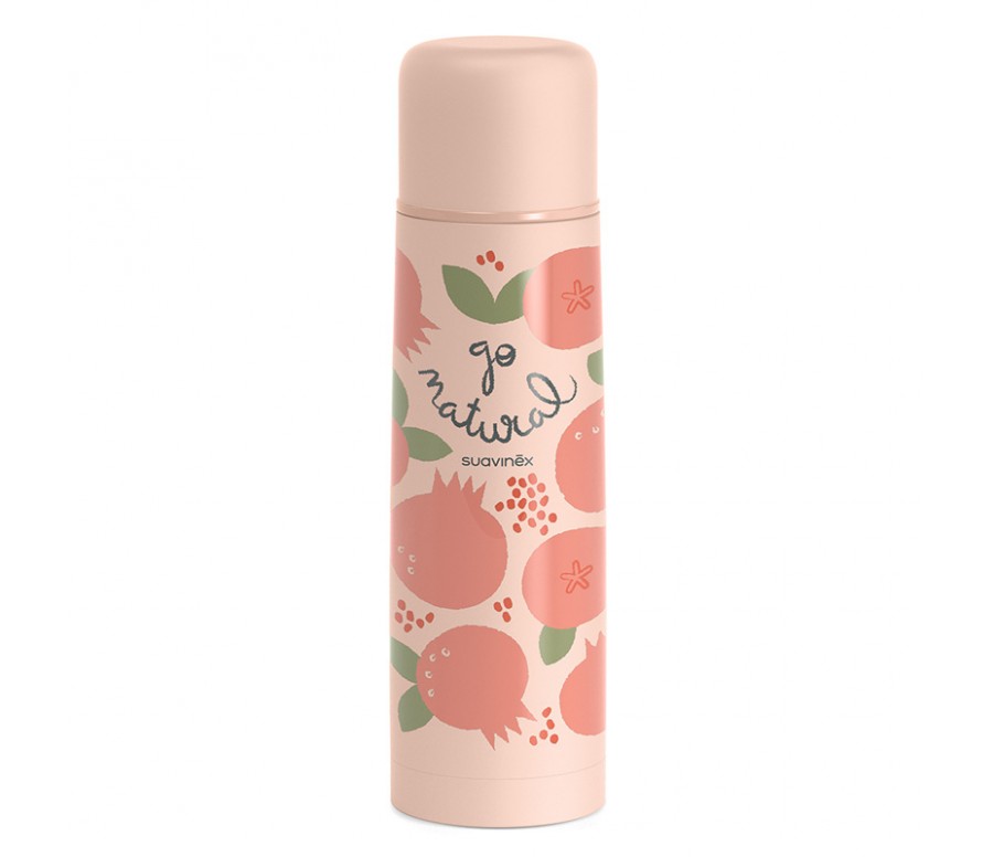 Thermos Go Natural Suavinex Rosa