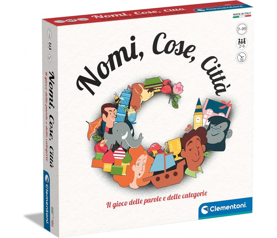 Clementoni - Gioco da Tavolo Nomi, Cose, Citta' 16634