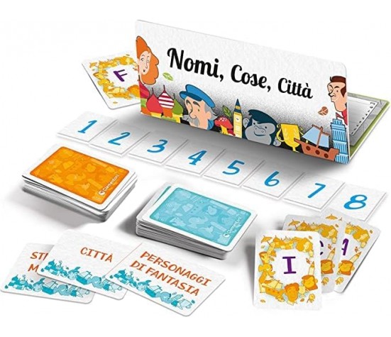 Clementoni - Gioco da Tavolo Nomi, Cose, Citta' 16634