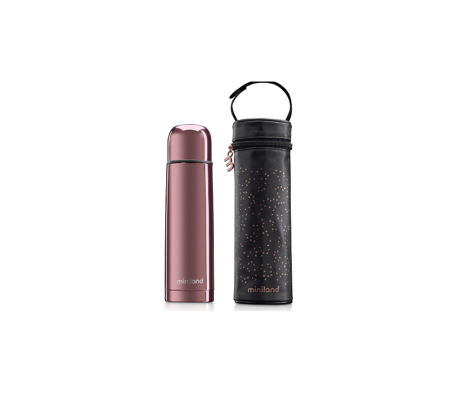 Miniland Thermos Deluxe Oro Rosa - 500 ml
