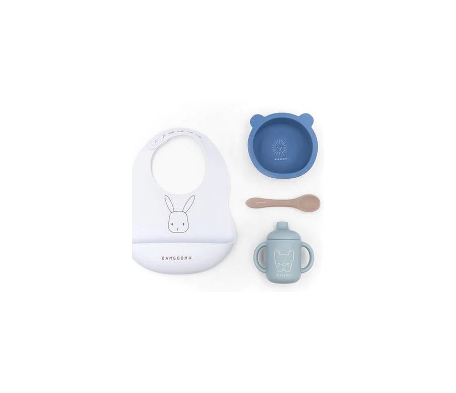 Bamboom - Set Pappa Baby First Meal Blu