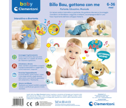 Clementoni - Billo Bau Gattona con Me 17986