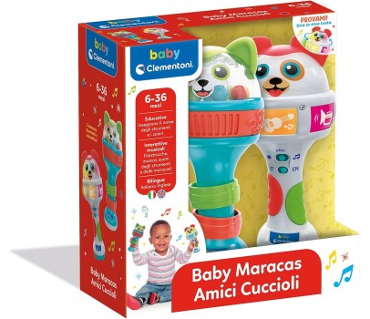 Clementoni - Baby Maracas Amici Cuccioli 17985