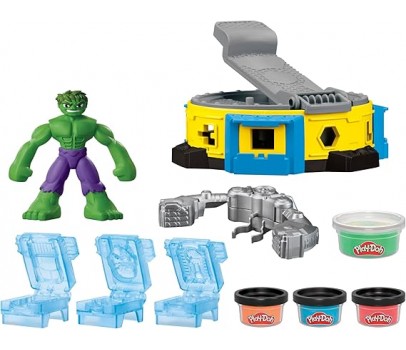 Play-Doh Marvel, Set da Gioco distruggi e schiaccia di Hulk