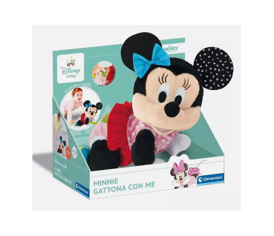 Clementoni Disney Baby Minnie Gattona con Me - 17992