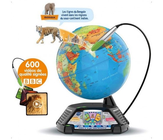 VTech 605407 Giramondo Video Mappamondo Interattivo
