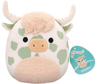 Squishmallows Celestino la mucca delle Highland 19 cm - SQCR06578