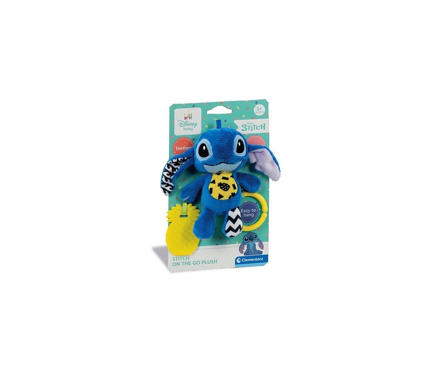 Clementoni - Peluche Stitch Soft Rattle 17919