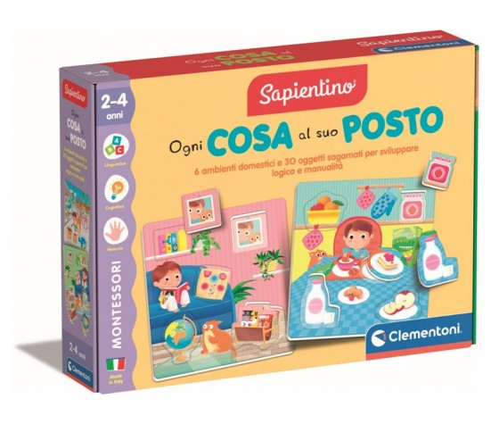 Clementoni - Montessori Ogni Cosa Al Suo Posto - 16866
