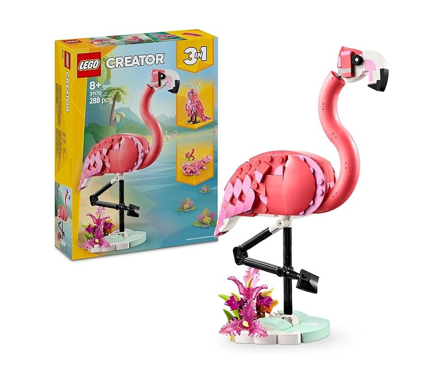 LEGO Creator - Animali Selvatici Fenicottero Rosa 3 in 1-  31170