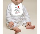Mella Kids - Bavaglino con frase 100% Cotone