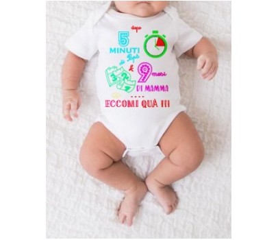 Mella Kids - Body con scritta 100% cotone