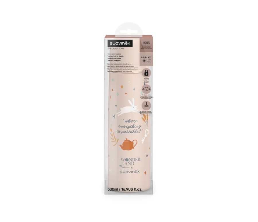 Thermos Liquidi Wonderland 500ml Suavinex Rosa
