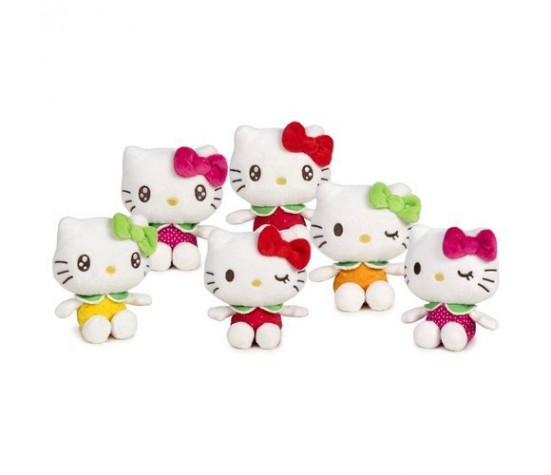 Peluche Profumati macedonia (12cm) HELLO KITTY Assortito HKTC6000