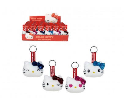 Portachiavi Peluche Hello Kitty 7cm 760024023 assortito