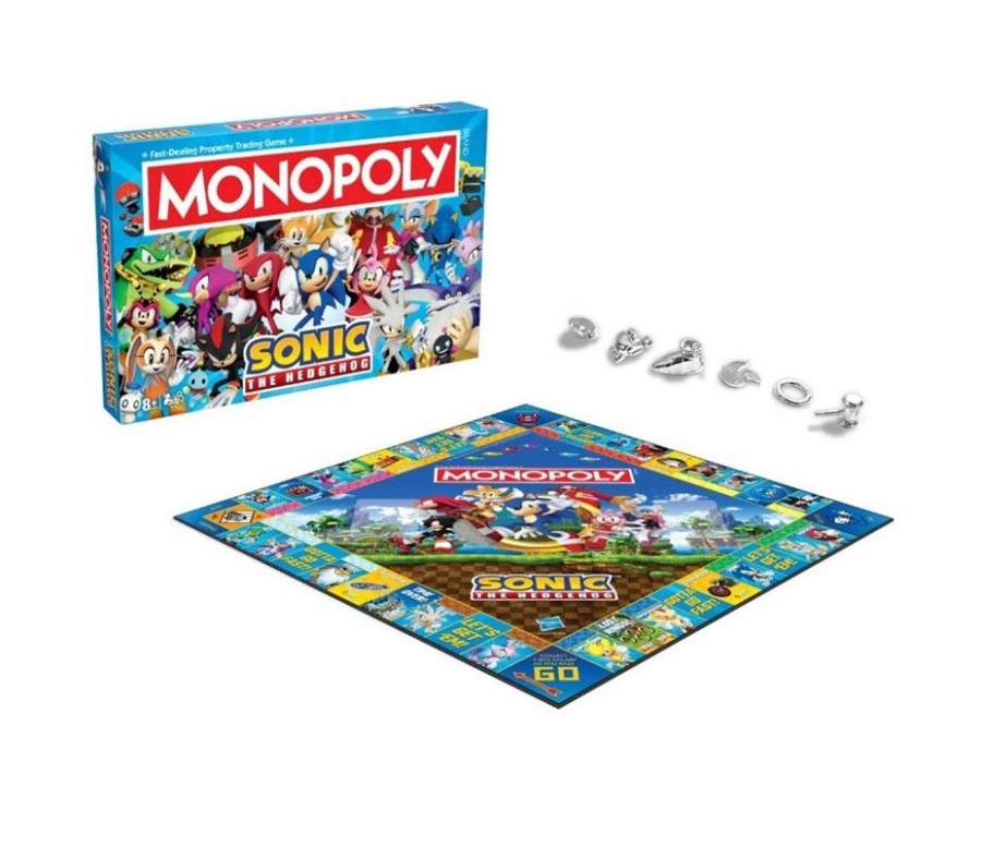 Hasbro - Monopoly Sonic Gioco da Tavolo