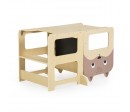 Cangaroo - Torre di apprendimento in legno 3 in 1 Moni  24446