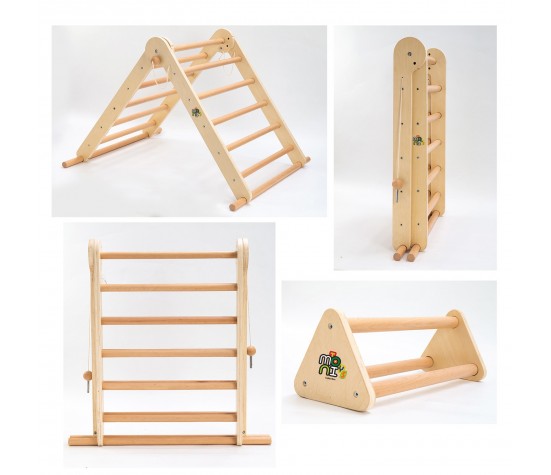 Cangaroo - Set da arrampicata in legno Moni Pickler Triangle 3 in 1PH13G026