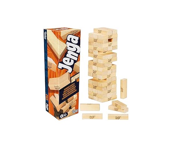 Hasbro - Jenga Refresh Gioco da tavola con Dado Digitale