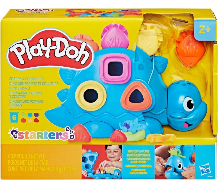 Hasbro - Play-Doh Starter Set Dinosauro Forme e Colori G0491