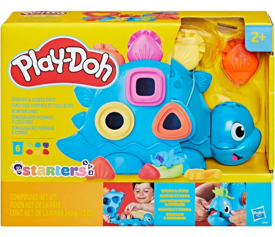 Hasbro - Play-Doh Starter Set Dinosauro Forme e Colori G0491