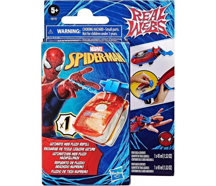 Hasbro - Ricarica di Fluido Ragnatela Real Webs