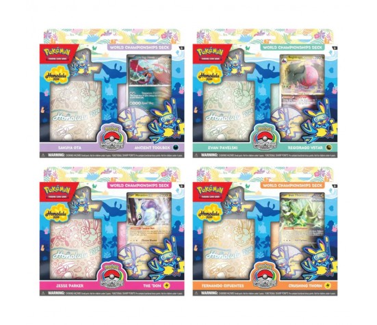 Pokemon – Mazzi Speciali Dei Campionati Mondiali Box da 8 Mazzi